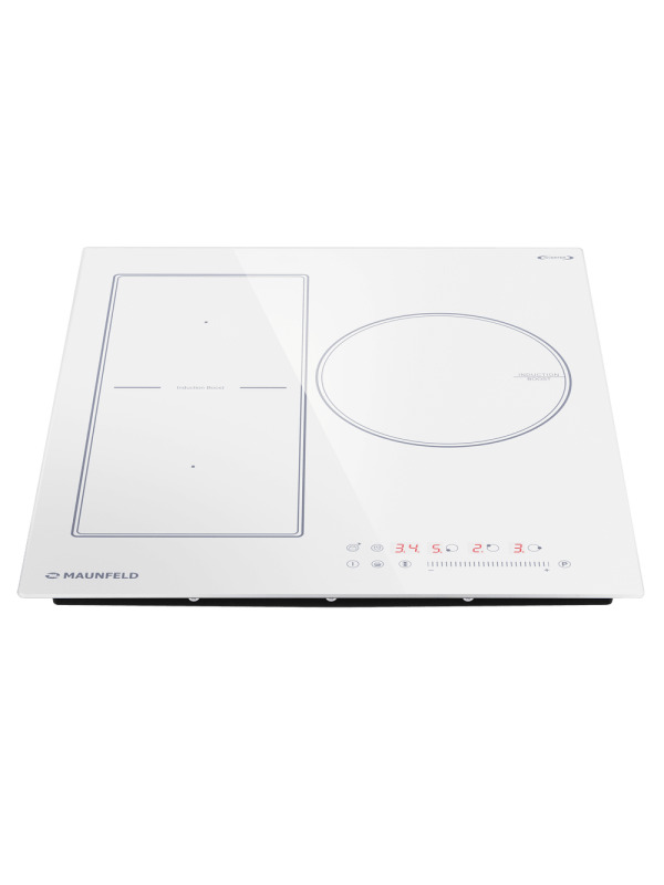 Индукционная варочная панель Maunfeld CVI453SBWH Inverter White спереди