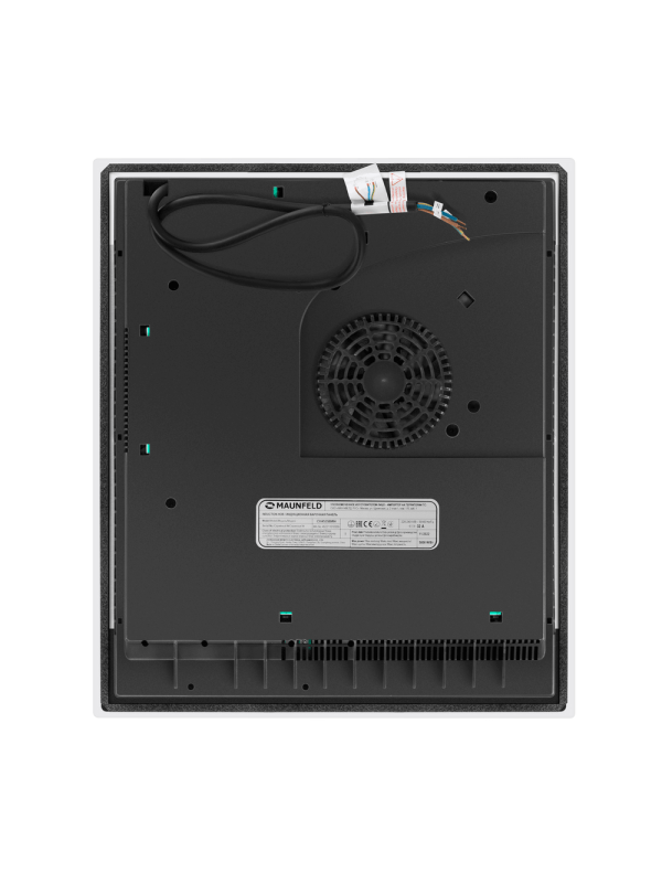 Индукционная варочная панель Maunfeld CVI453SBWH Inverter White сзади