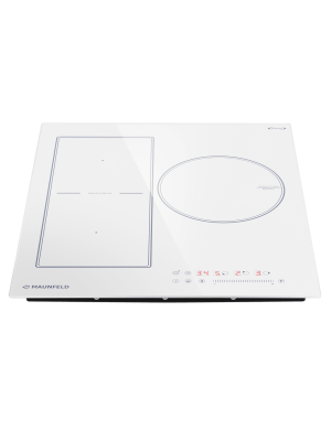 Индукционная варочная панель Maunfeld CVI453SBWH Inverter White спереди