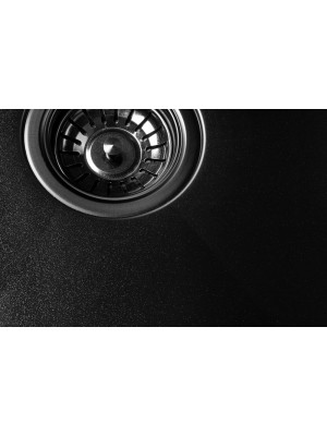 Кухонная мойка Arfeka Eco AR 45x45 BLACK PVD NANO слив