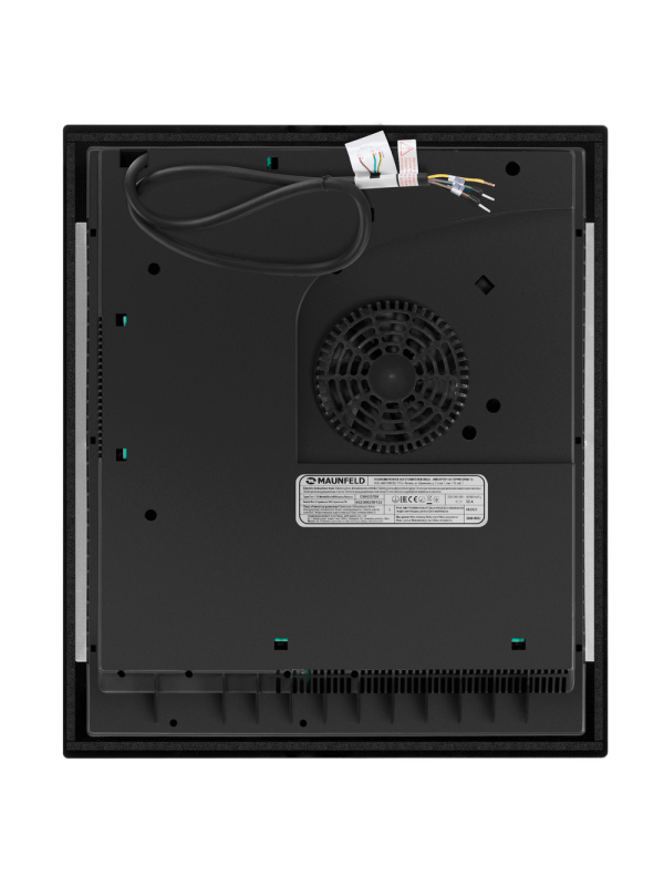 Индукционная варочная панель Maunfeld CVI453STBK Black сзади