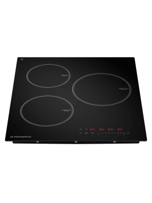 Индукционная варочная панель Maunfeld CVI453STBK Black спереди