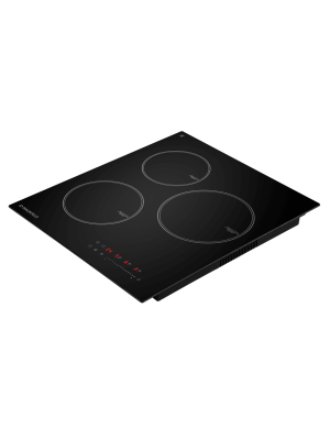 Индукционная варочная панель Maunfeld CVI453STBK Black под углом