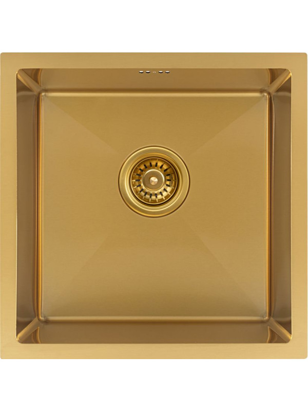 Кухонная мойка Arfeka Eco AR 45x45 GOLD PVD NANO сверху