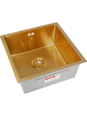 Кухонная мойка Arfeka Eco AR 45x45 GOLD PVD NANO
