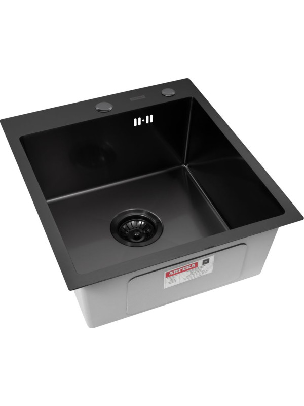 Кухонная мойка Arfeka Eco AR 45x50 BLACK PVD NANO