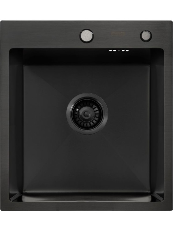Кухонная мойка Arfeka Eco AR 45x50 BLACK PVD NANO сверху