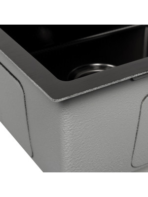 Кухонная мойка Arfeka Eco AR 45x50 BLACK PVD NANO DECOR покрытие