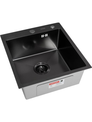 Кухонная мойка Arfeka Eco AR 45x50 BLACK PVD NANO DECOR