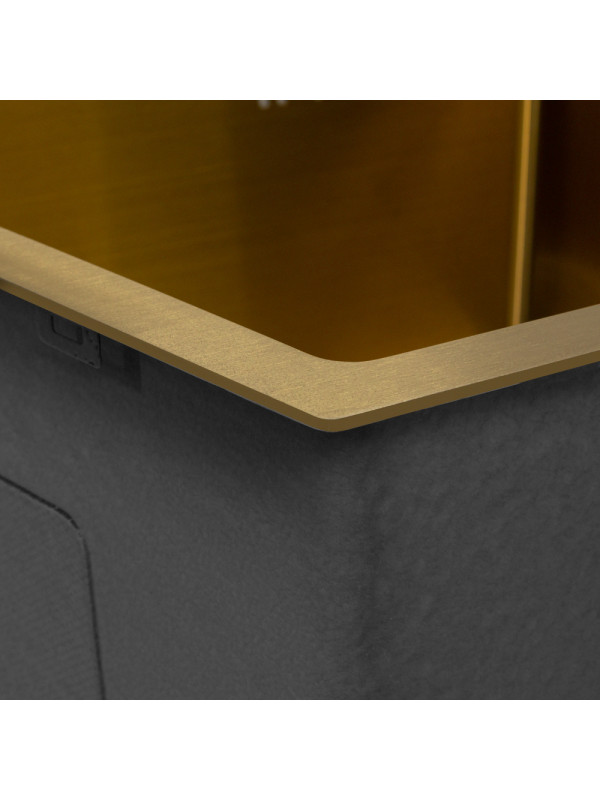 Кухонная мойка Arfeka Eco AR 45x50 GOLD PVD NANO покрытие
