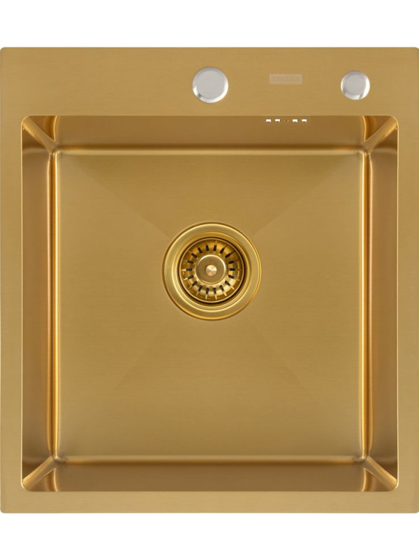 Кухонная мойка Arfeka Eco AR 45x50 GOLD PVD NANO сверху