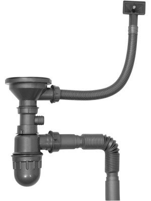 Кухонная мойка Arfeka Eco AR 45x50 GOLD PVD NANO сифон