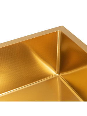 Кухонная мойка Arfeka Eco AR 50x50 Gold PVD Nano Decor покрытие