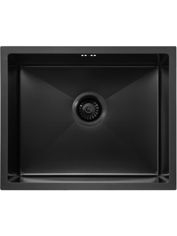 Кухонная мойка Arfeka Eco AR 55x45 Black PVD Nano Decor сверху