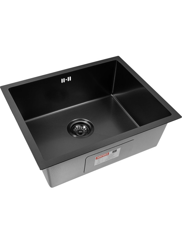 Кухонная мойка Arfeka Eco AR 55x45 Black PVD Nano Decor Volcanic Rock