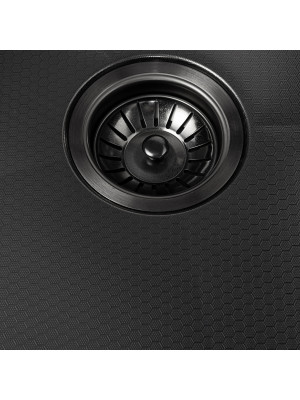 Кухонная мойка Arfeka Eco AR 55x50 Black PVD Nano слив