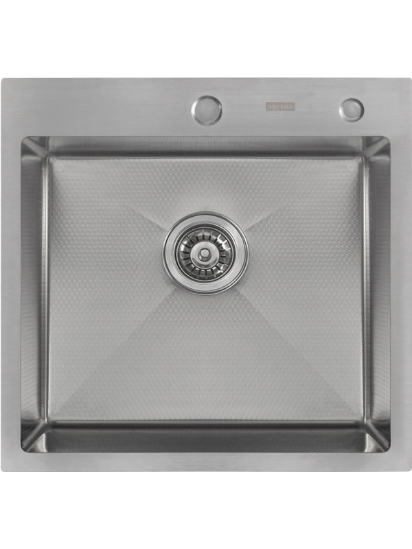 Кухонная мойка Arfeka Eco AR 55x50 Satin Decor сверху