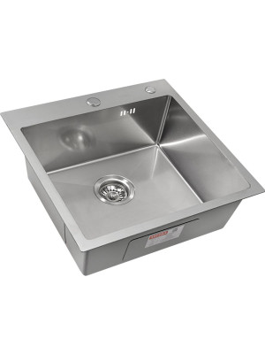 Кухонная мойка Arfeka Eco AR 55x50 Satin Decor Volcanic Rock сбоку