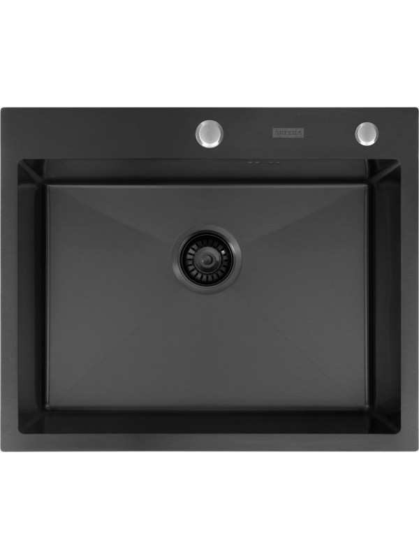 Кухонная мойка Arfeka Eco AR 60x50 Black PVD Nano мойка