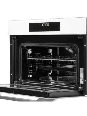 Электрический духовой шкаф Maunfeld XCMO4414GW White под углом