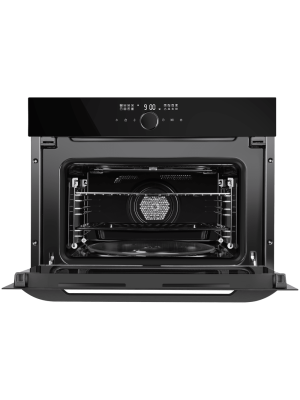 Электрический духовой шкаф Maunfeld XCMO4418GB Glossy Black спереди