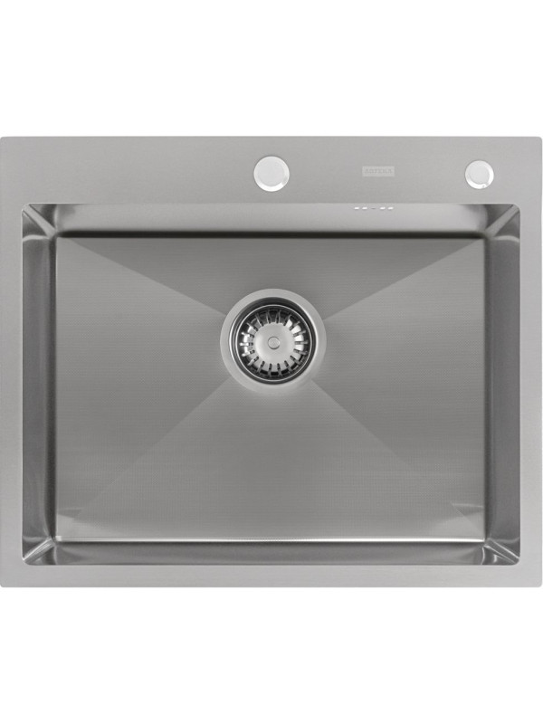 Кухонная мойка Arfeka Eco AR 60x50 Satin Decor Millet Grains сверху