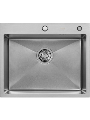 Кухонная мойка Arfeka Eco AR 60x50 Satin Decor Volcanic Rock сверху