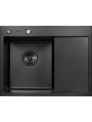 Кухонная мойка Arfeka Eco AR 65x50 L Black PVD Nano