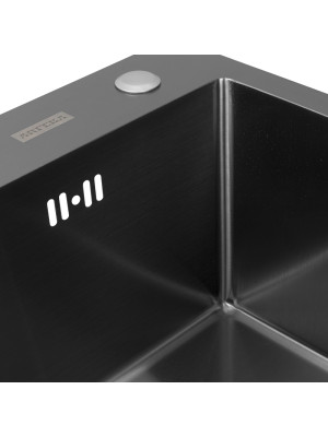 Кухонная мойка Arfeka Eco AR 65x50 L Black PVD Nano поу