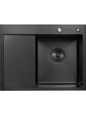 Кухонная мойка Arfeka Eco AR 65x50 R Black PVD Nano