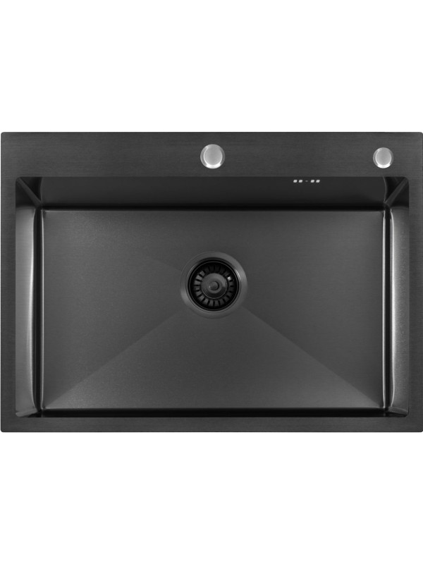 Кухонная мойка Arfeka Eco AR 70x50 Black PVD Nano