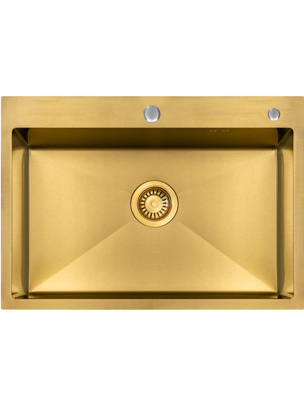 Кухонная мойка Arfeka Eco AR 70x50 Gold PVD Nano