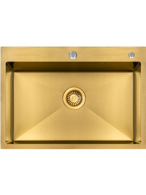 Кухонная мойка Arfeka Eco AR 70x50 Gold PVD Nano