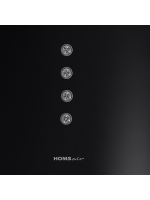 Вытяжка HOMSair SIGMA 39S Wall Black кнопки вблизи