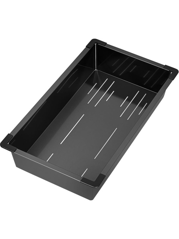 Кухонная мойка Arfeka Eco AR 50x50 (комплект коландер G+дозатор) Black  коландер