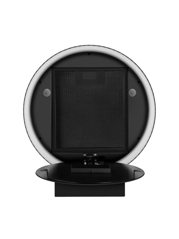 Вытяжка Maunfeld Edelweiss 39 Wall Black anthracite снизу без крышки