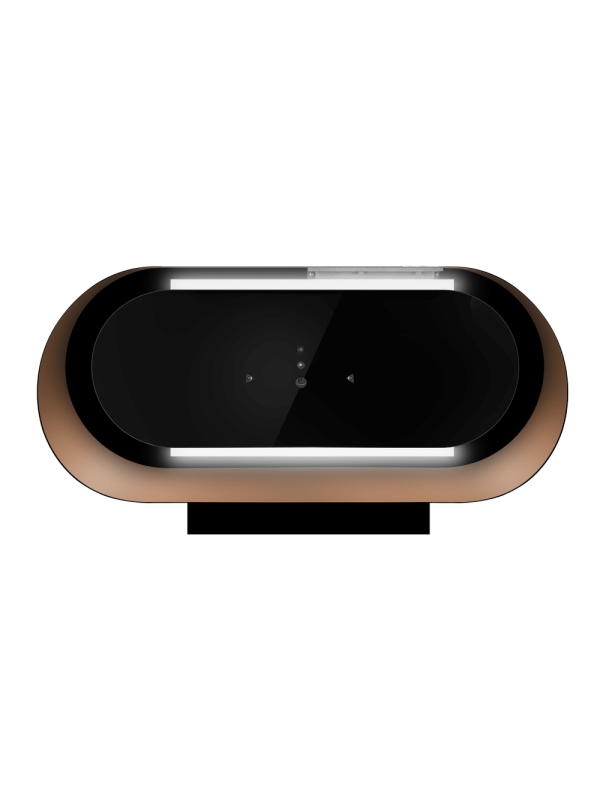Вытяжка Maunfeld Guna 60 Black/gold снизу