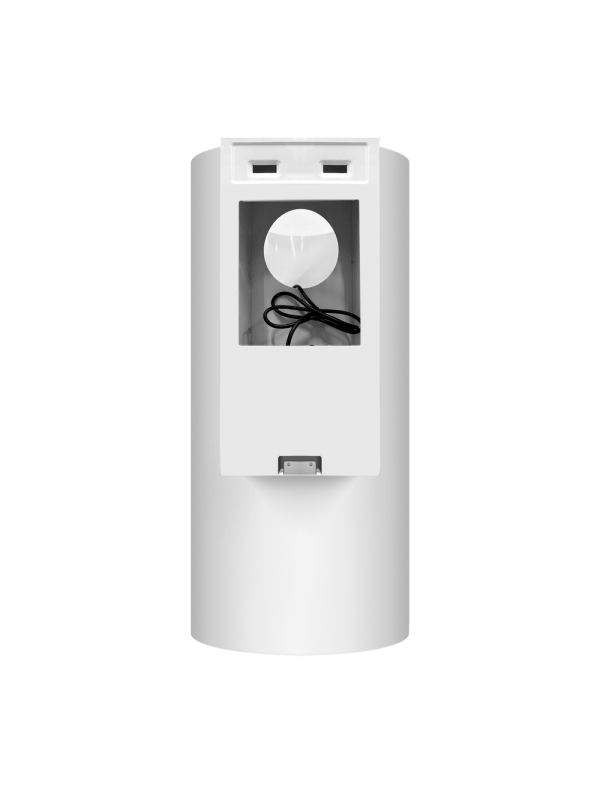 Вытяжка Maunfeld Vega 39 Wall Sensor Led White сзади