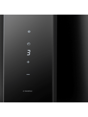 Вытяжка Maunfeld Alba 39 Wall Black вблизи
