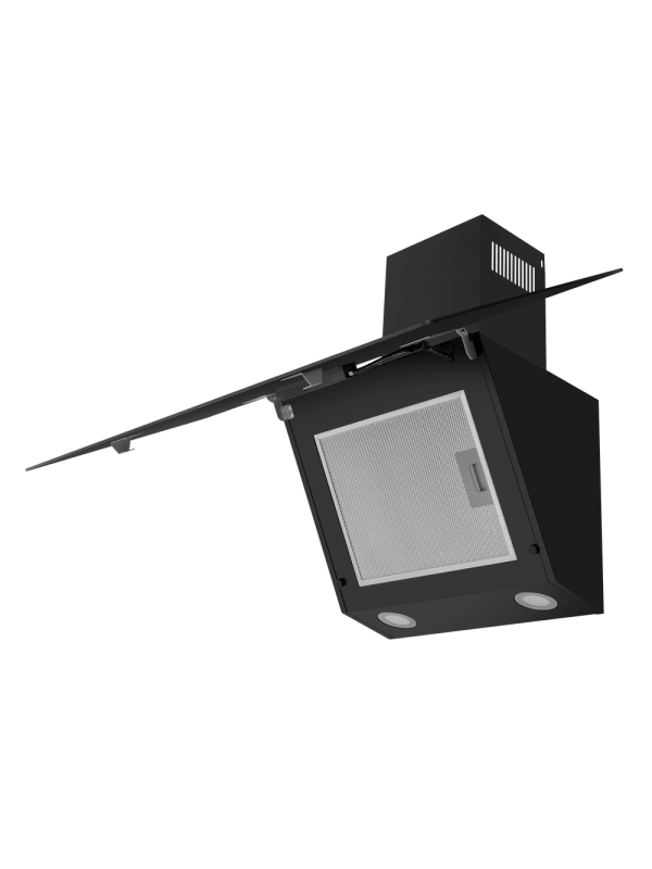 Вытяжка Maunfeld Dream 90 Push Glass Black под углом