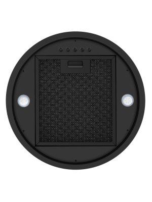 Вытяжка Maunfeld Drum Wall 35 Black снизу
