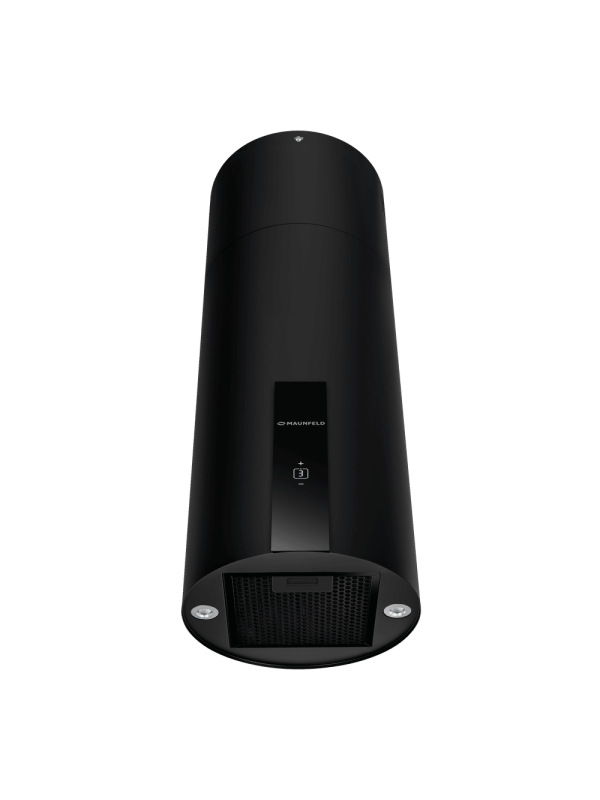 Вытяжка Maunfeld Lee Light Isla 35 Sensor Black под углом