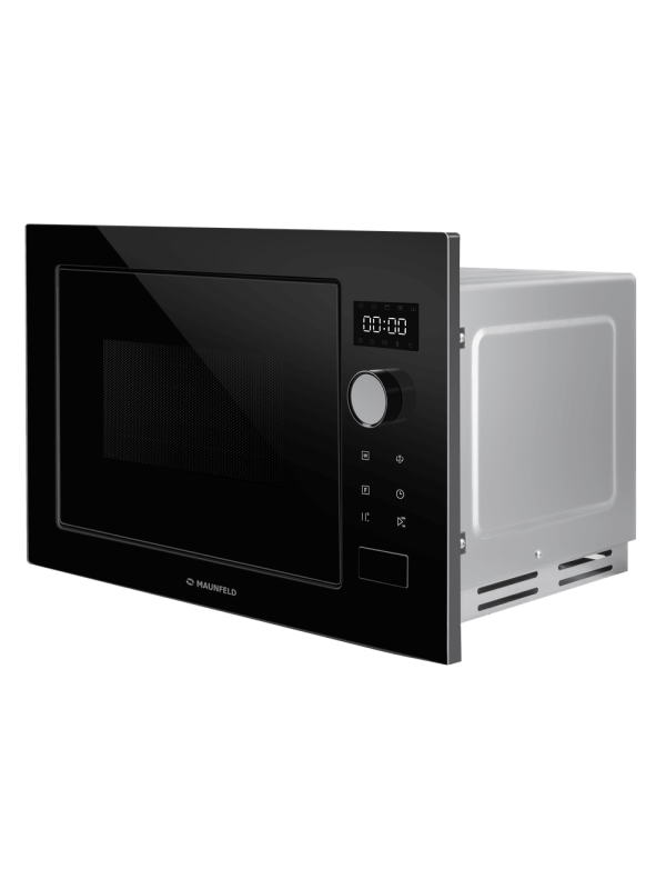 Микроволновая печь Maunfeld XBMO251GB Glossy Black под углом