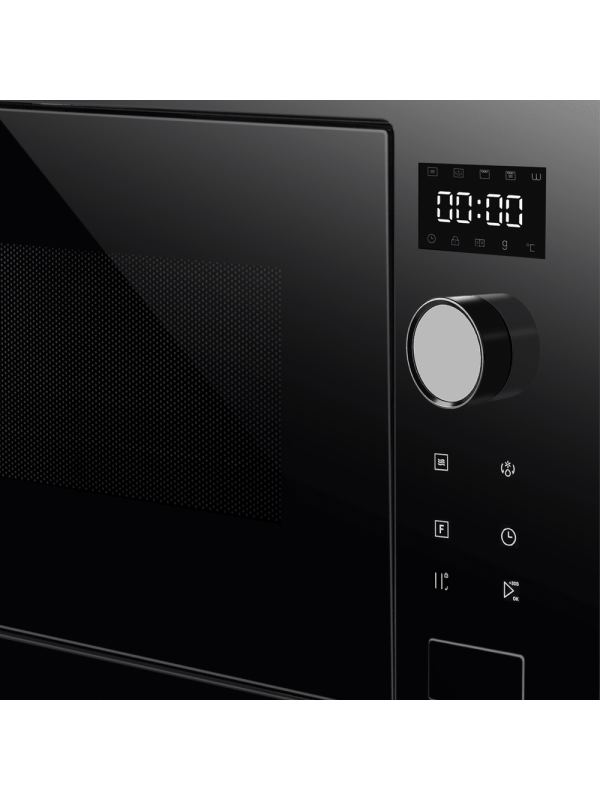Микроволновая печь Maunfeld XBMO251GB Glossy Black вблизи