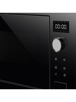 Микроволновая печь Maunfeld XBMO251GB Glossy Black вблизи