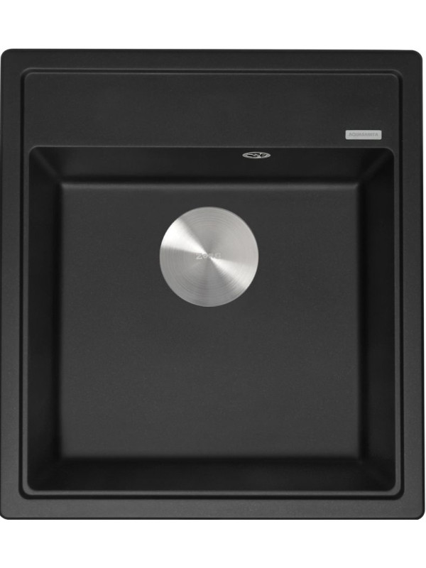 Кухонная мойка ZorG Rock 46 Premium black metallic