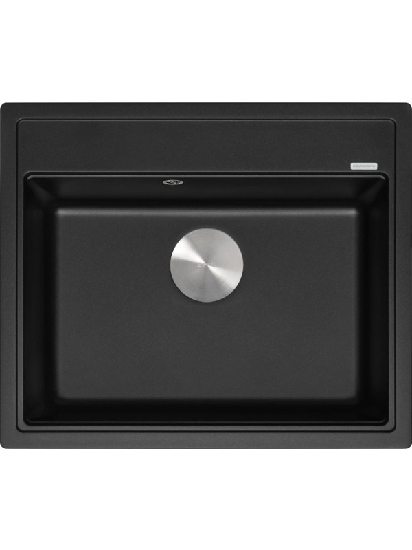 Кухонная мойка ZorG Rock 60 Premium black metallic