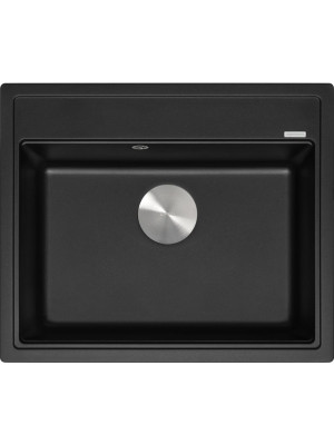 Кухонная мойка ZorG Rock 60 Premium black metallic