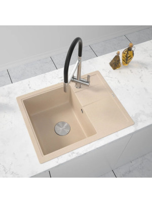 Кухонная мойка ZorG Rock 65 Premium beige интерьер