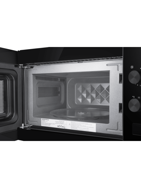 Микроволновая печь Maunfeld JBMO155GB01Black изнутри